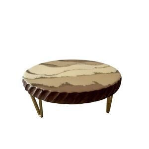 Armisha Art Designer Custom 3 Legged Wooden Small Display Resin Top Table New